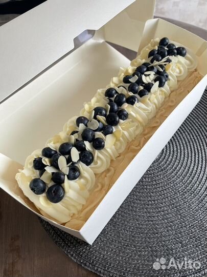 Меренговый рулет 