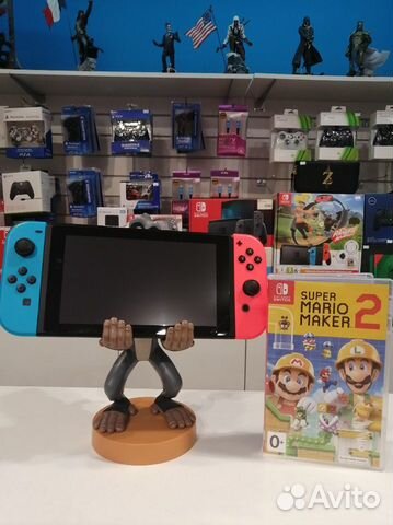 Nintendo Switch + Mario Maker 2 (магазин,гарантия)