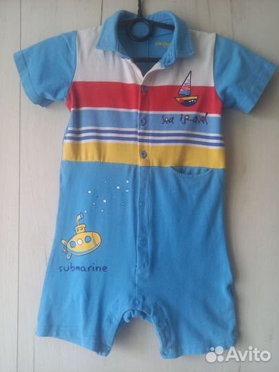 Пакет летних вещей для мальчика 1-2 года