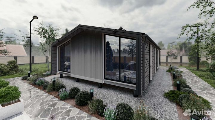 3D визуализация экстерьер, ландшафт