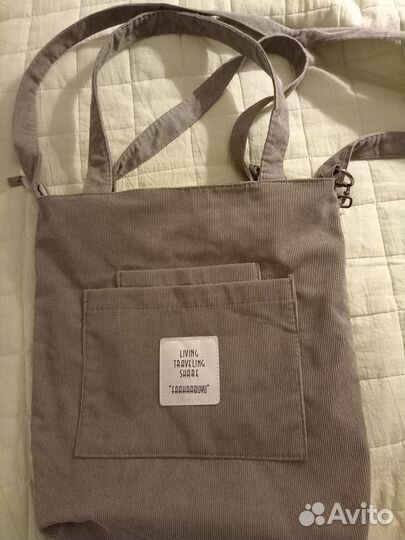 Сумка из микровельвета новая