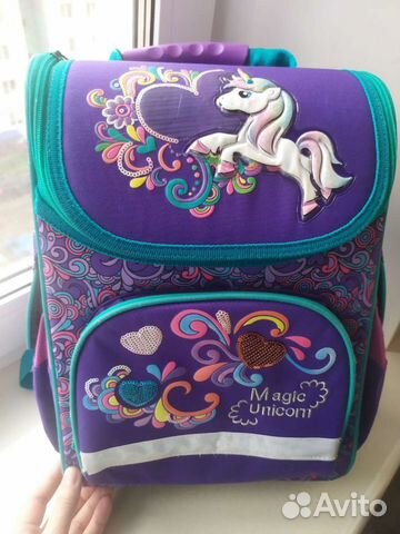 Рюкзак ранец школьный для девочки