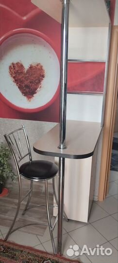 Барная стойка для кухни + стул