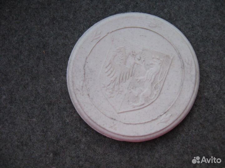 Мейсен старинная медаль Гёрлиц