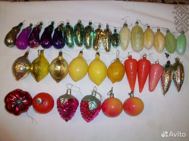 Ёлочные игрушки СССР Германия 50-60 гг. Винтаж от