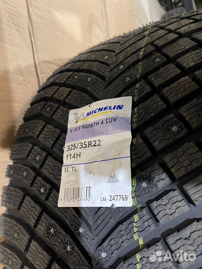 Michelin X-Ice North 4 SUV 285/40 R22 и 325/35 R22 114H