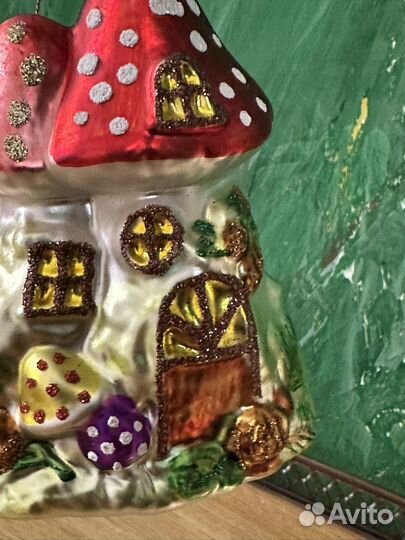 Елочные игрушки стекло польша