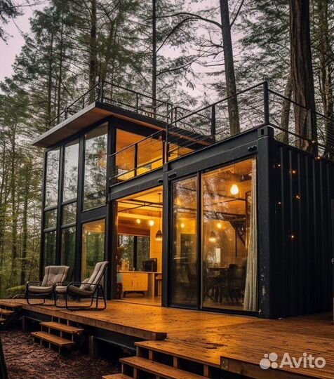 Модульный дом из морского контейнера