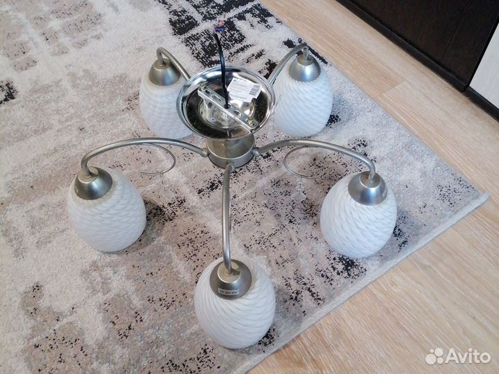 Люстра потолочная бу