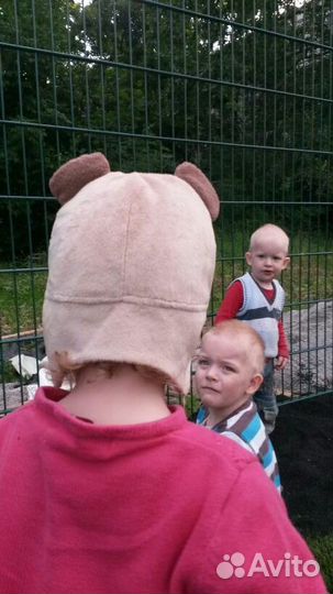 Прикольная шапочка весна на обхват головы 48 -50