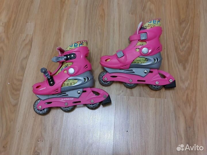 Коньки детские раздвижные 30-33