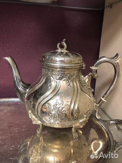 Антикварный кофейно- чайный сервиз