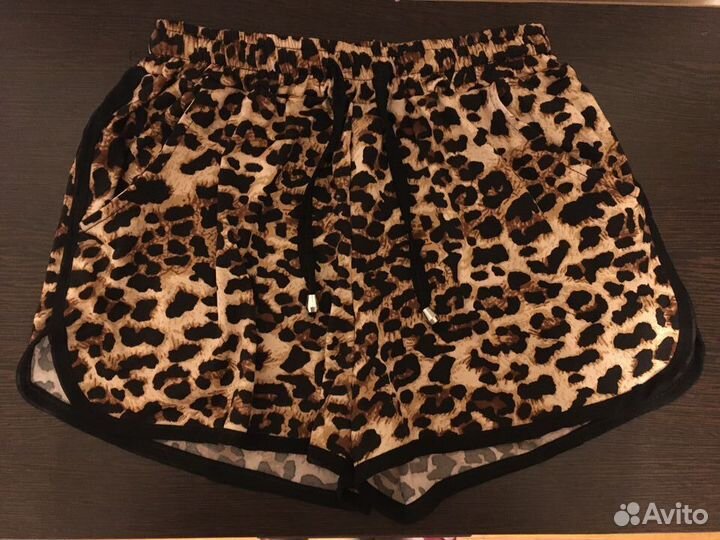 Шорты женские леопардовые