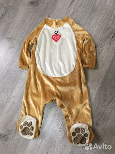 Классный новогодний костюм пёсика для малыша