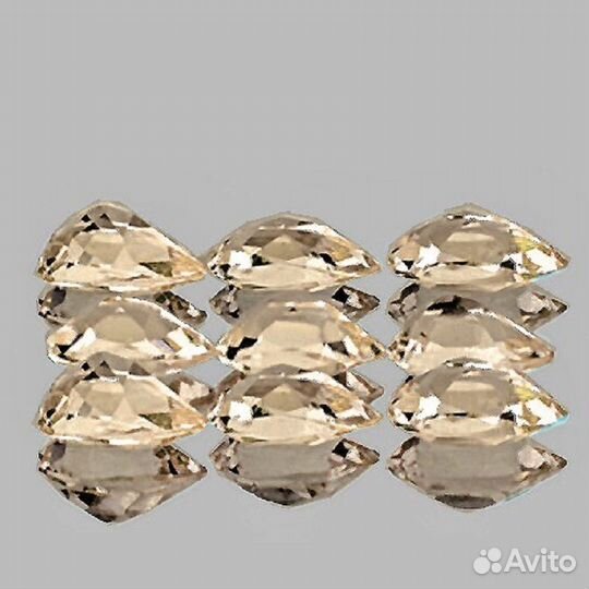 Морганит натуральный 1,56Ct 9шт 5х3мм VVS Pear