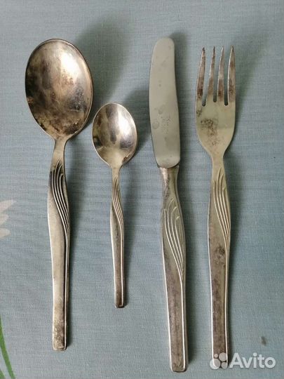 Набор столовых приборов СССР мельхиор