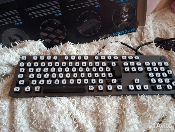 Клавиатура logitech g413 carbon