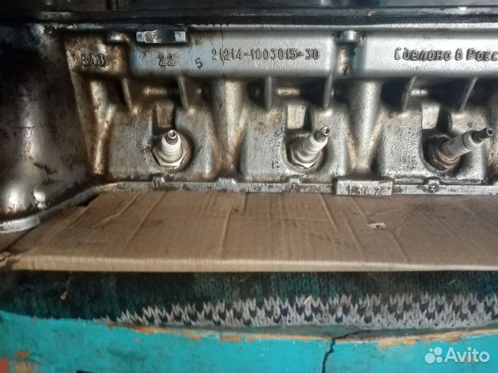 Блок двигателя с поршневой и гбц