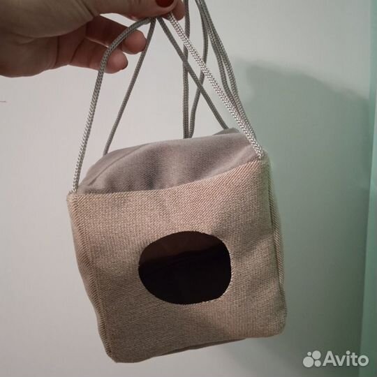 Домик новый для грызуна 15см*15см