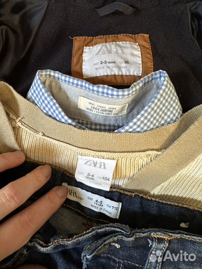 Пакет одежды zara/hm 98+
