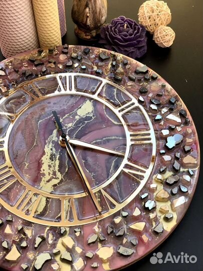 Эпоксидная смола Картины Часы