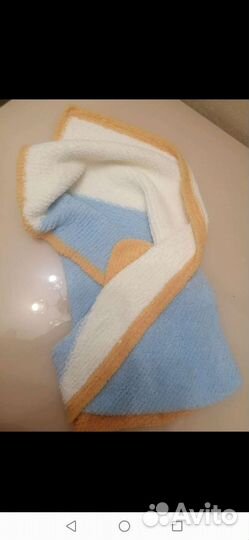 Плед, одеяло ручной работы, для новорожденного