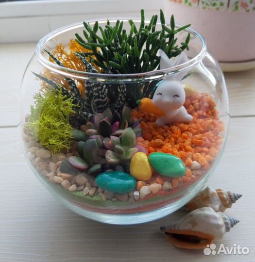 Флорариум. подарки. цветы