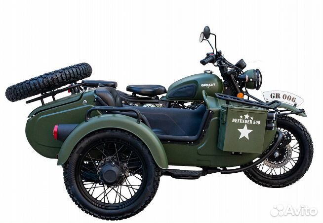 Мотоцикл с коляской groza defender 500 (4T EFI) 23