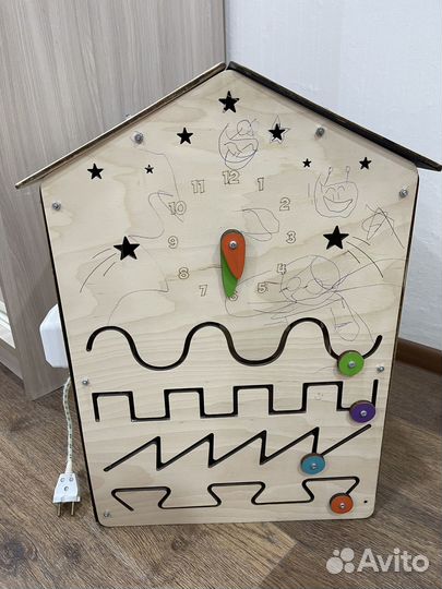 Бизиборд домик большой 55 см