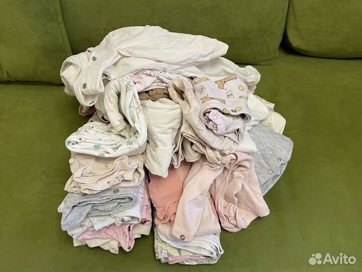 Пакет детских вещей от 0 до 12 мес
