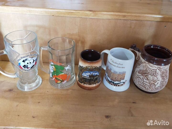 Пивные кружки в ассортименте