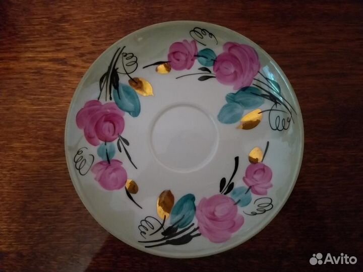 Сервиз чайный «Розы-Агашки», Дулево. СССР