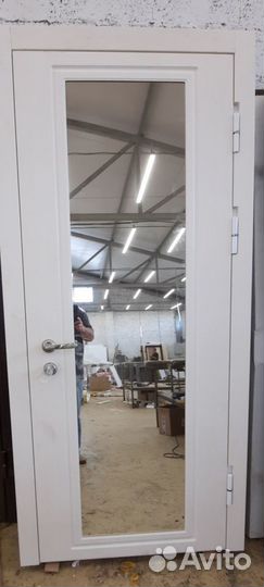 Дверь стальная с покрытием порошок и панель мдф