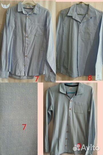 Рубашки б/у р.140-170 Дл.и кор.рукав от70р