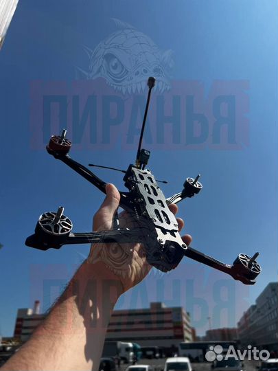 Дpoн фпв пиpaнья 7 и 10 дюймoв
