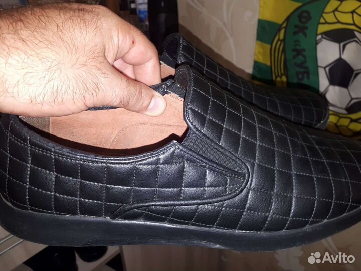Мужские кожаные туфли45размер