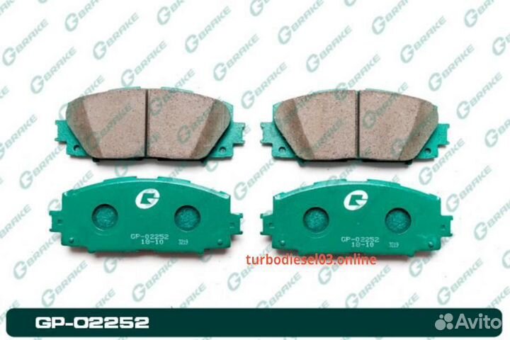 Колодки G-brake GP-02252 GP02252 G-brake