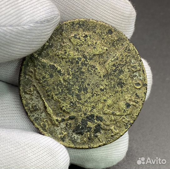 Монета. 1 рубль. Екатерина 2