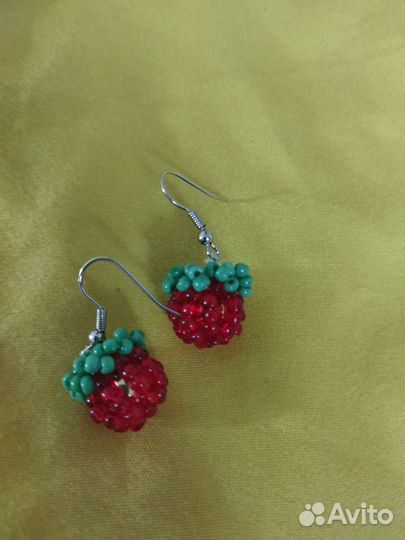 Серьги из бисера