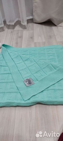 Плед детский вязаный