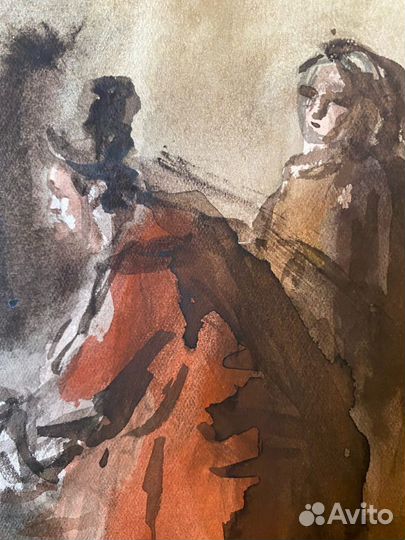 Рудаков К.И.(1891-1949) Гарем.Новая наложница 44г