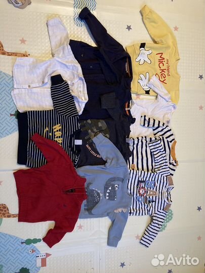 Большой пакет детских вещей