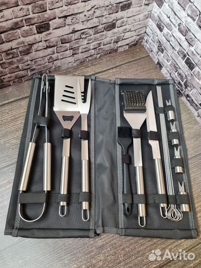 Набор для гриля и барбекю,15 предметов