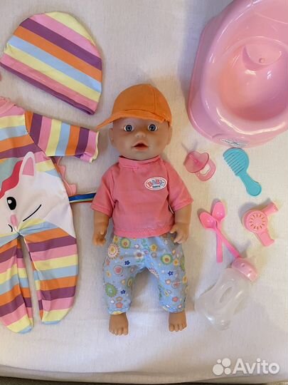 Кукла пупс Baby born + аксессуары