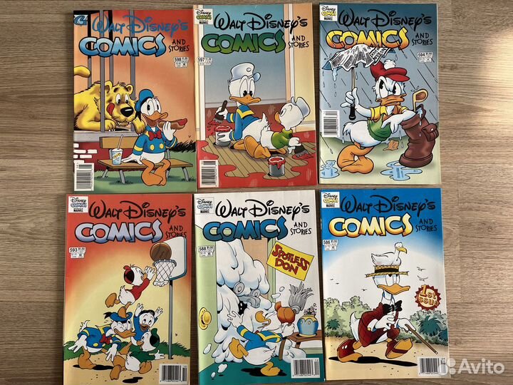 Комиксы Disney оригинальные: Donald, Mickey, Goofy