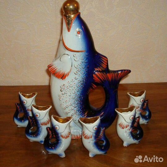 Графин Рыба с рыбками