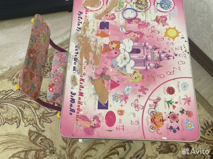 Детский столик и стульчик