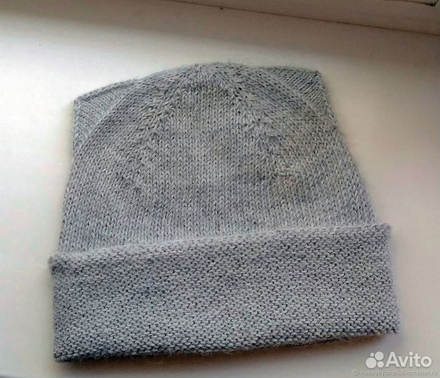 Котошапка из альпаки (ручная работа) новая