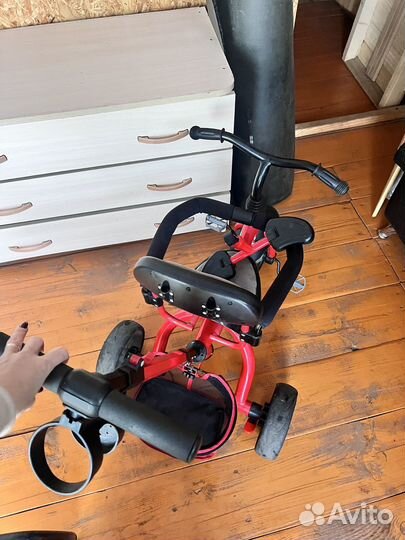 Велосипед с родительской ручкой