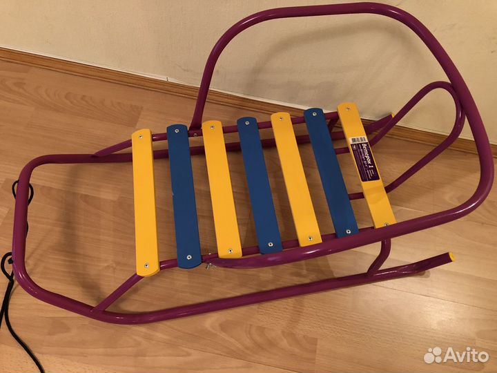 Санки детские с чехлом на ножки